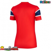 Camisa de Futebol Noruega Equipamento Principal Mulheres Mundo 2026 Manga Curta